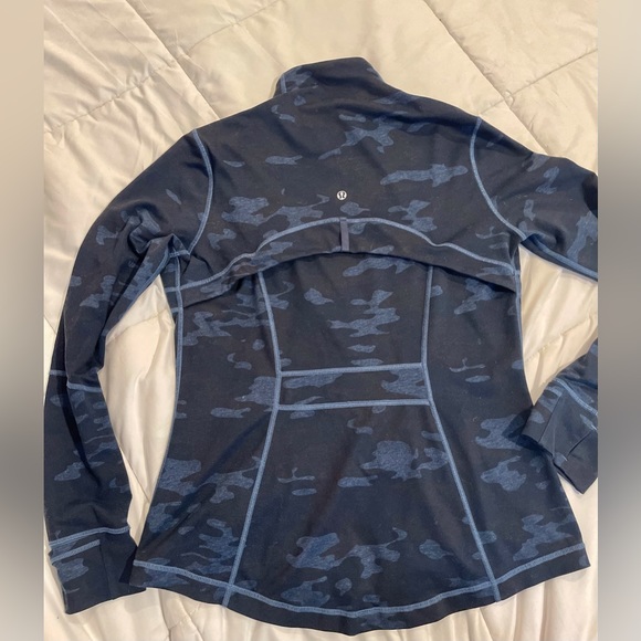 Lululemon Camo Lotus Blue Oil Slick Define Activewear Full Zip Jacket - Picture 2 of 6